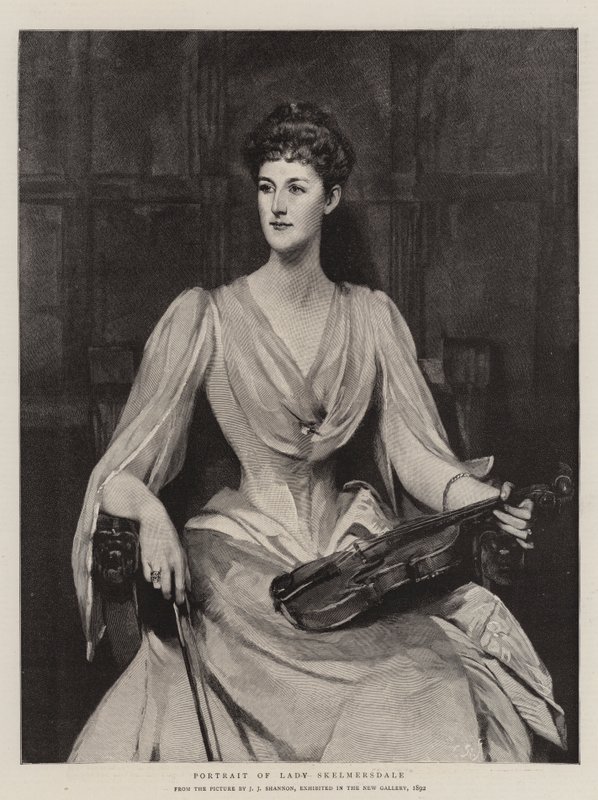 Portrait of Lady Skelmersdale by James Jebusa Shannon