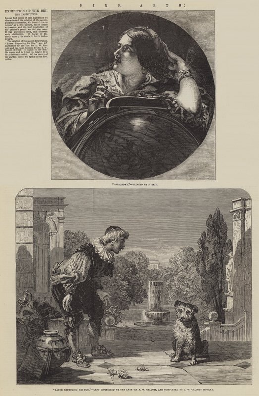 Fine Arts, Exhibition of the British Institution by James Sant
