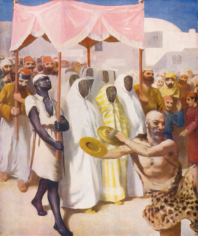 Holy Land: A Bridal Procession in a Town by James (after) Clark