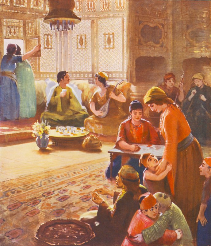 Holy Land: A town hareem by James (after) Clark