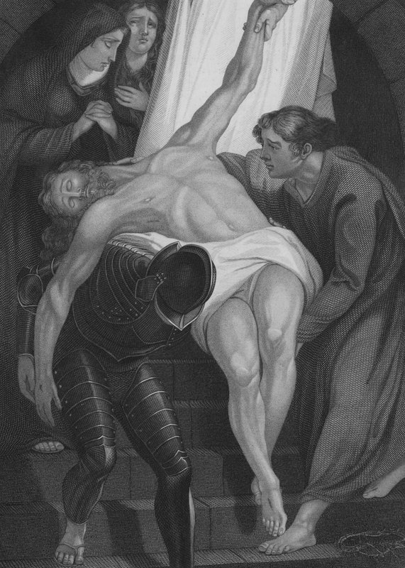 The Entombment of Christ by James (after) Northcote