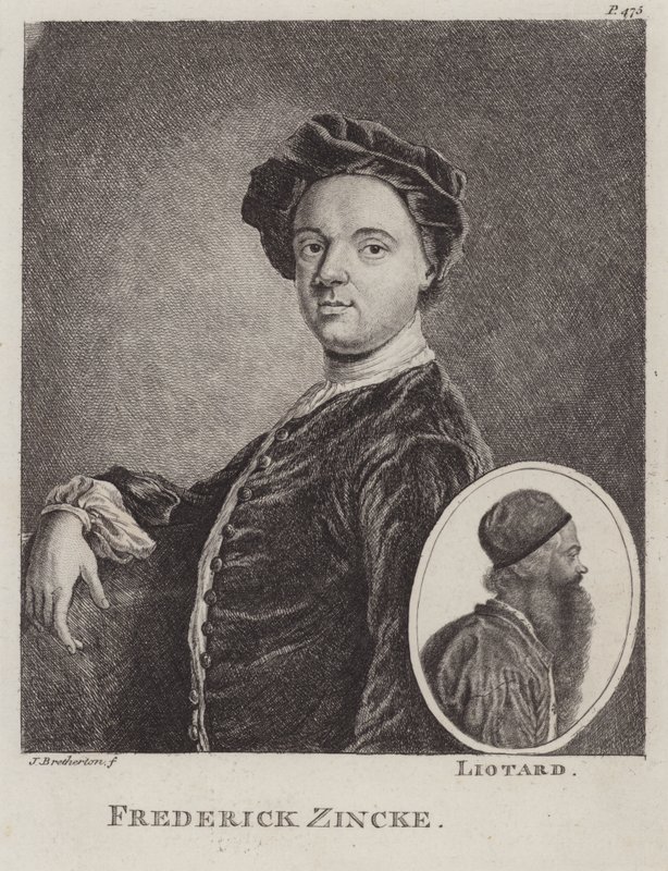 Christian Friedrich Zincke, German Miniaturist by James Bretherton
