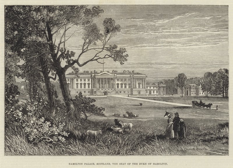 Hamilton Palace, Scotland, the Seat of the Duke of Hamilton by James Burrell Smith