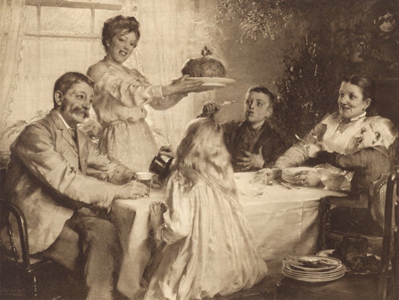 The Christmas Pudding by James Clark