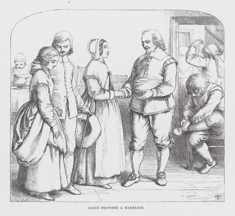 Gaius Proposes a Marriage by James Dawson Watson
