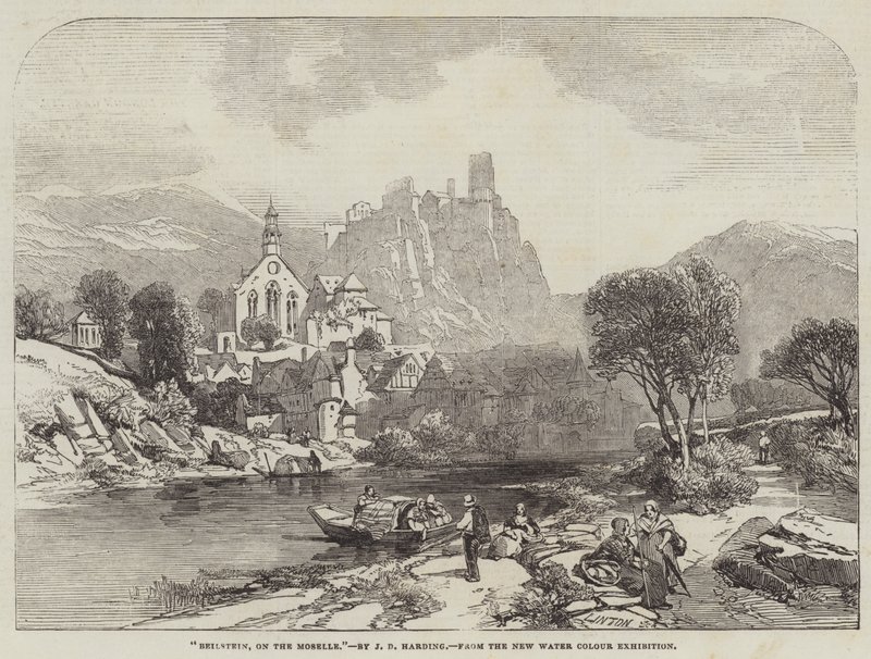 Beilstein, on the Moselle by James Duffield Harding
