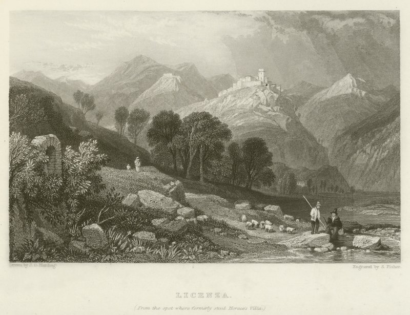 Licenza, from the spot where formerly stood Horaces Villa by James Duffield Harding