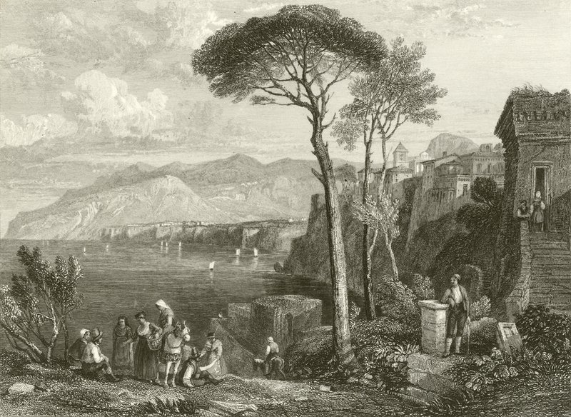 Plain and Bay of Sorrento, Italy by James Duffield Harding