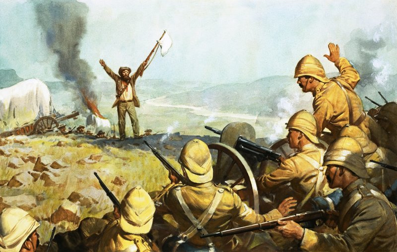 Boer surrendering by James Edwin McConnell