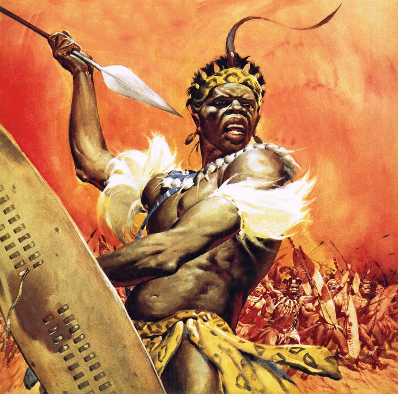 Zulu Warrior by James Edwin McConnell