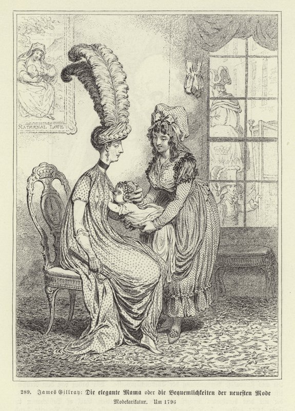 The Fashionable Mamma by James Gillray