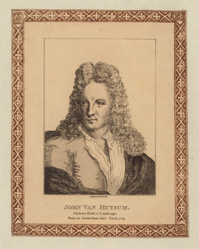 Jan van Huysum, or John van Huysum, Dutch Painter by James Girtin