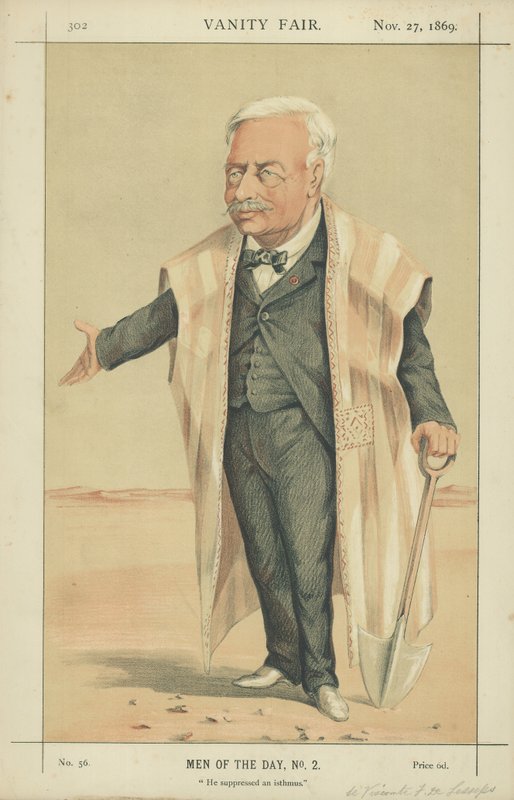 Le Vicomte Ferdinand De Lesseps by James Jacques Joseph Tissot