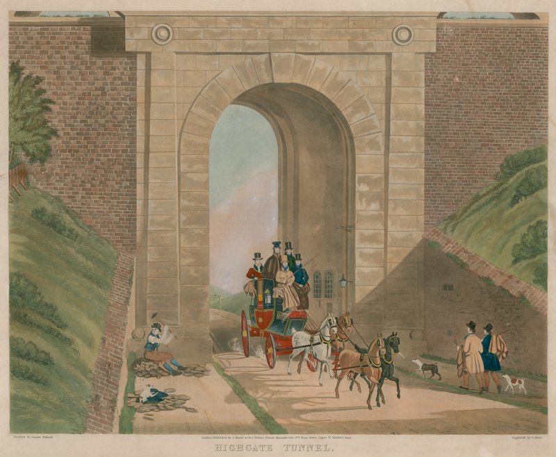 Highgate Archway by James Pollard