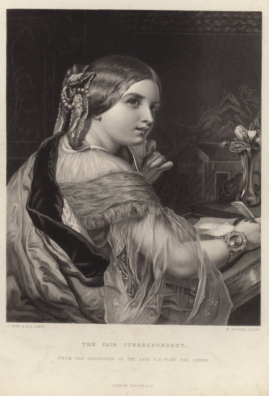 The Fair Correspondent by James Sant