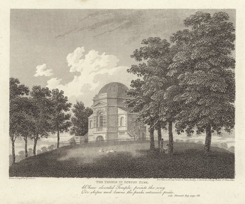 Robert Bloomfield, poet: The Temple in Euston Park by James Storer