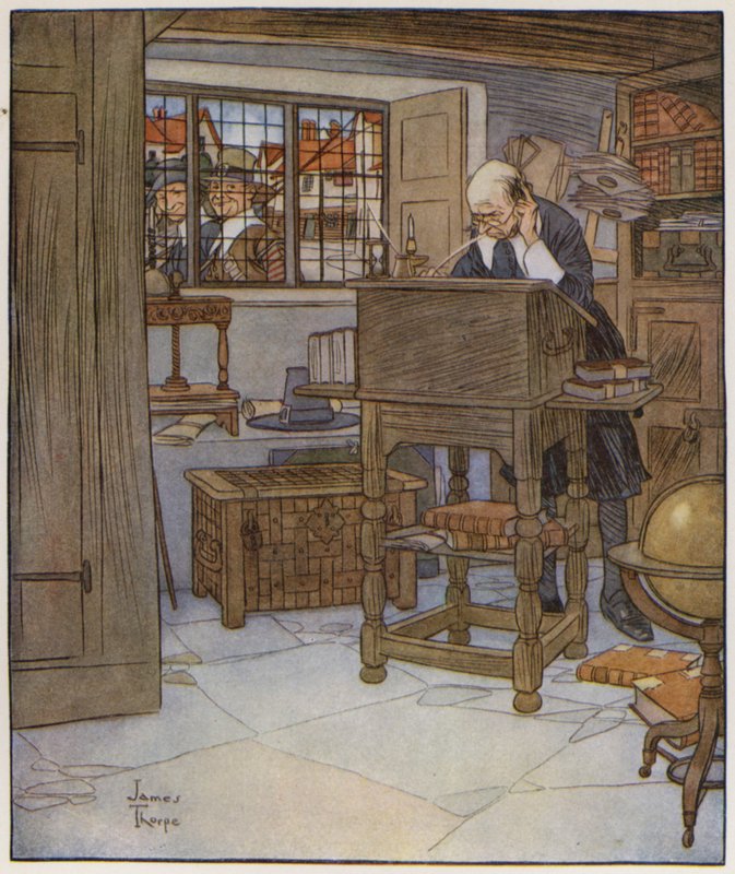 Illustration for The Compleat Angler by Izaak Walton by James Thorpe