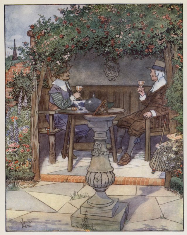Illustration for The Compleat Angler by Izaak Walton by James Thorpe