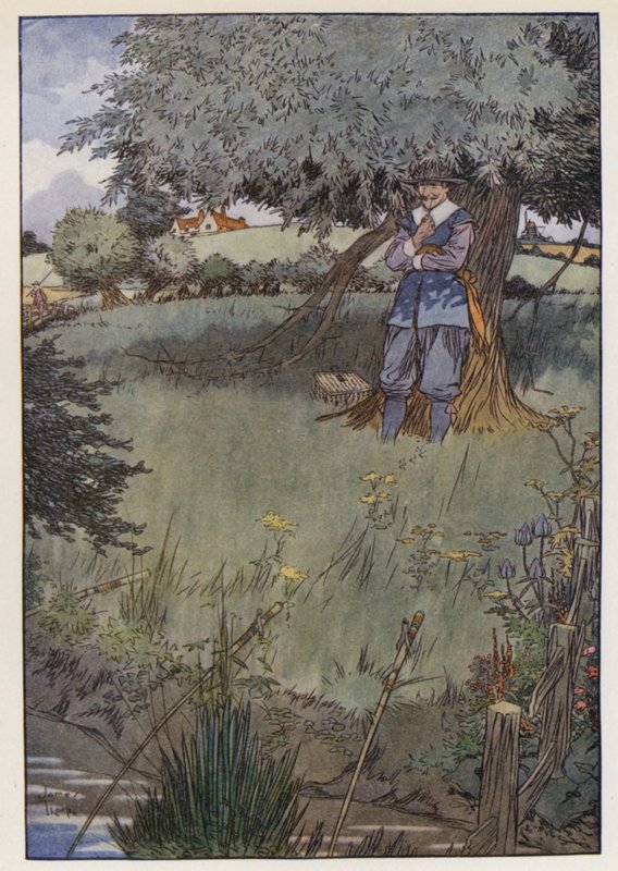 Illustration for The Compleat Angler by James Thorpe