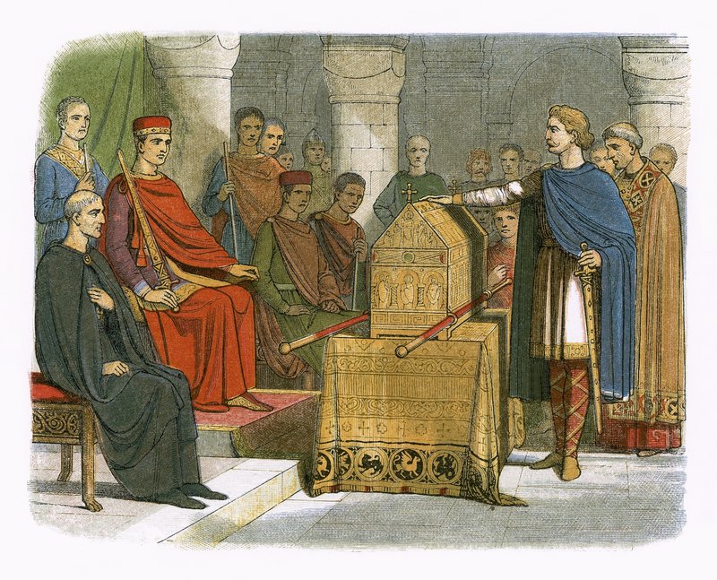 Harold swears fidelity to Duke William of Normandy by James William Edmund Doyle