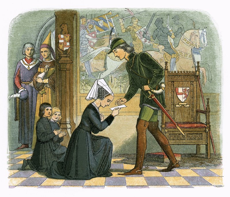 King Edward IV and lady Elizabeth Grey by James William Edmund Doyle