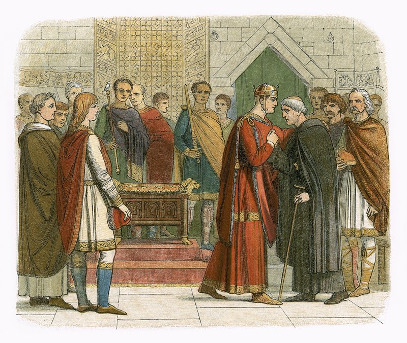 King William I pays court to the English leaders by James William Edmund Doyle