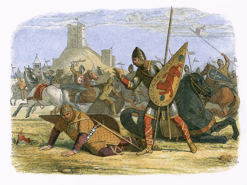 Robert wounding his father, king William I by James William Edmund Doyle