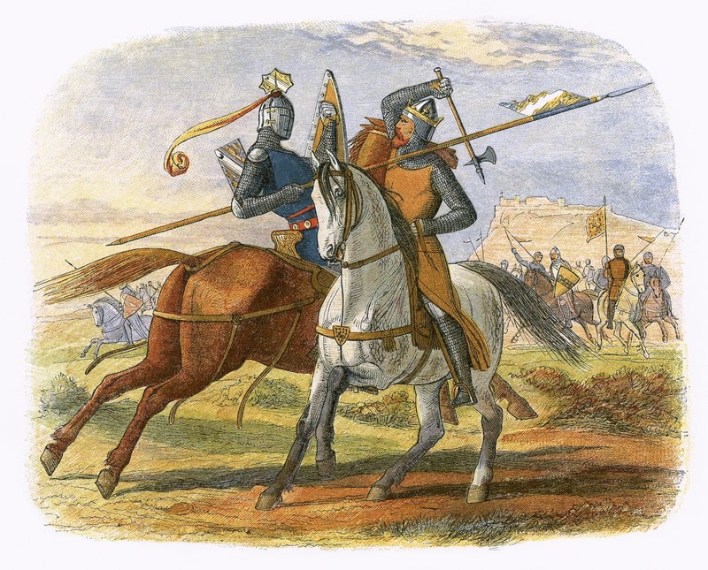 Sir Robert Bruce kills Sir Henry Bohun by James William Edmund Doyle