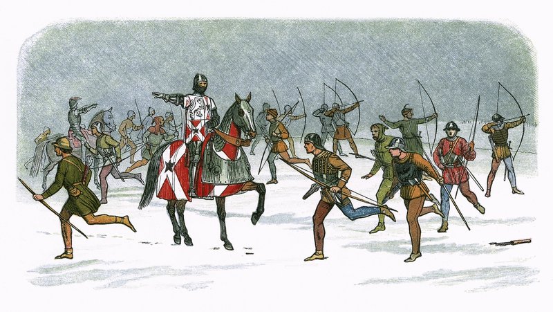 Strategem of lord Fauconbridge at Towton by James William Edmund Doyle