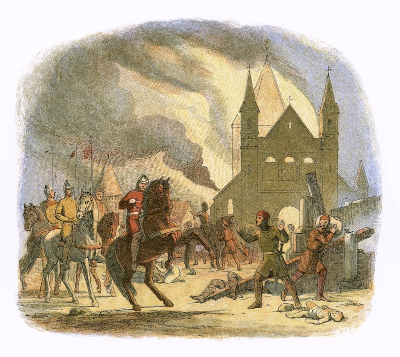 William I Receiving a Fatal Hurt at Mantes by James William Edmund Doyle