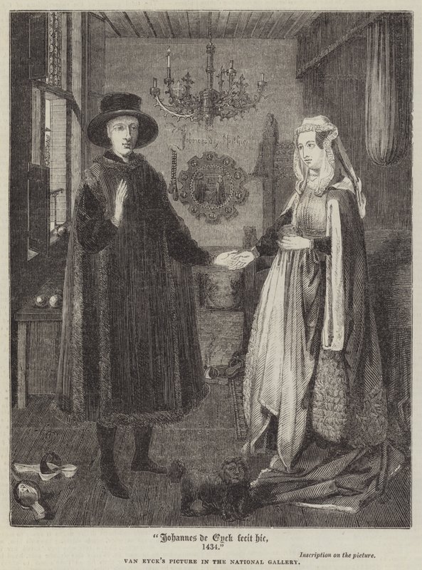 Johannes de Eyck Fecit Hic by Jan van Eyck
