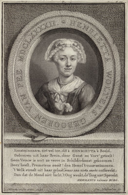 Portrait of Henrietta van Pee by Jan Maurits Quinckhardt