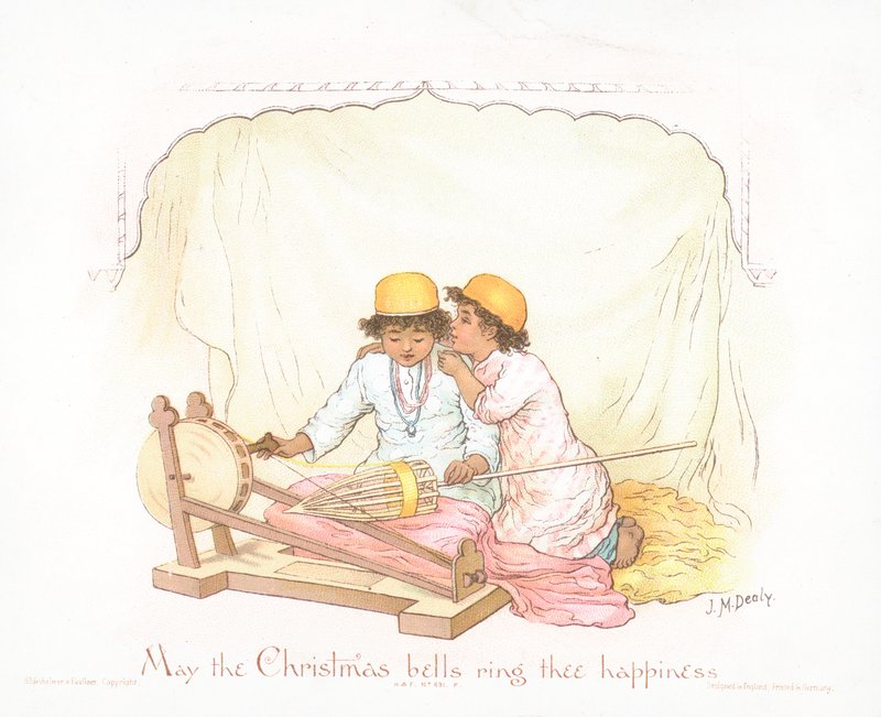Arabic Boys, Christmas Card by Jane M. Dealy