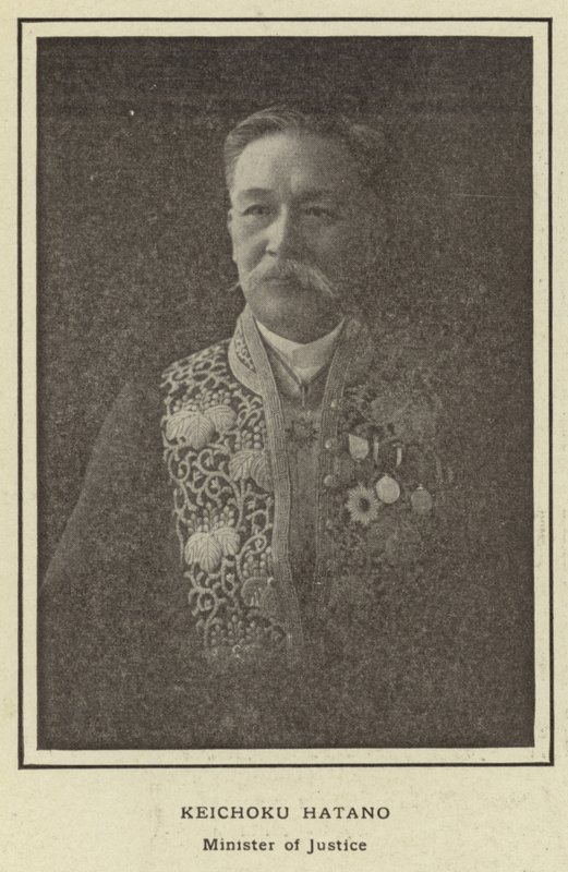 Keichoku Hatano, Minister of Justice by Japanese Photographer