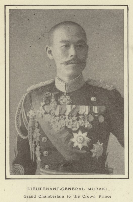 Lieutenant-General Muraki, Grand Chamberlain to the Crown Prince by Japanese Photographer
