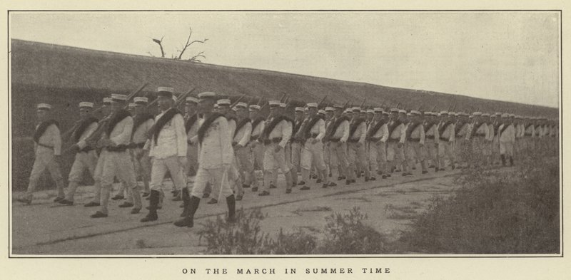 On the March in Summer Time by Japanese Photographer