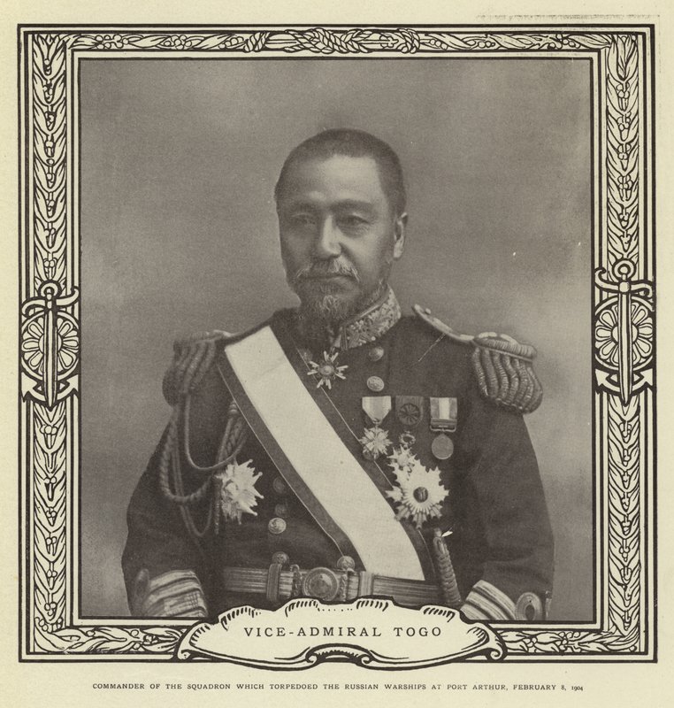 Vice-Admiral Togo by Japanese Photographer