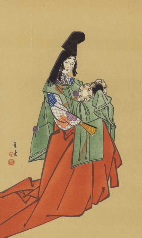 A Shirabyoshi, in the Age of the Kamakura Government by Japanese School