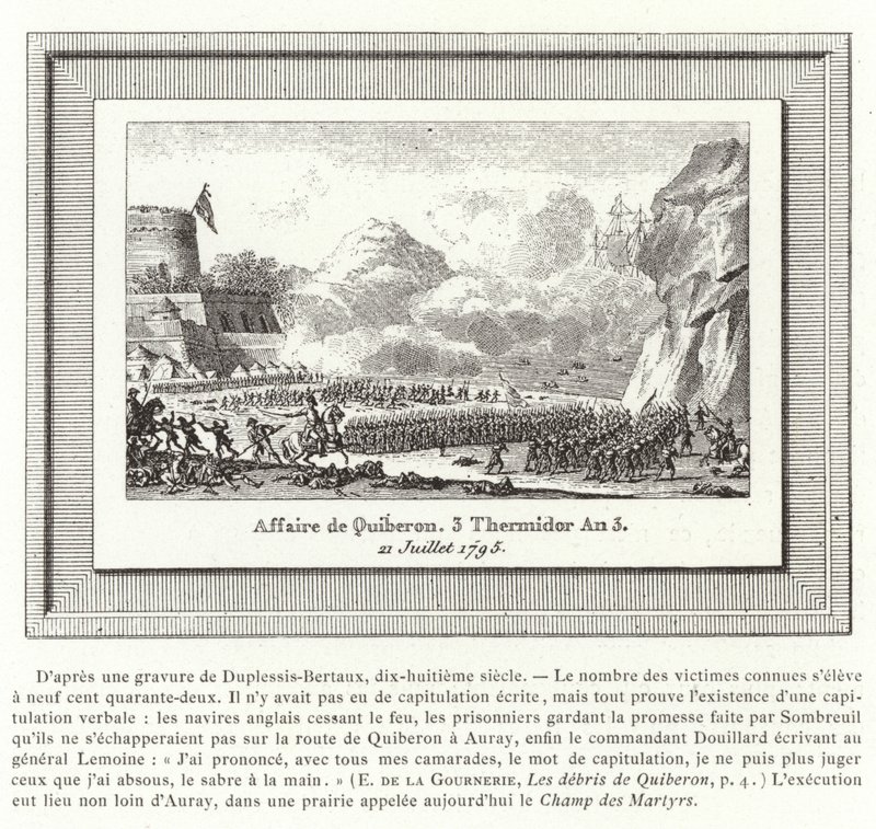 Battle of Quiberon, France, 21 July 1795 by Jean Duplessis-Bertaux