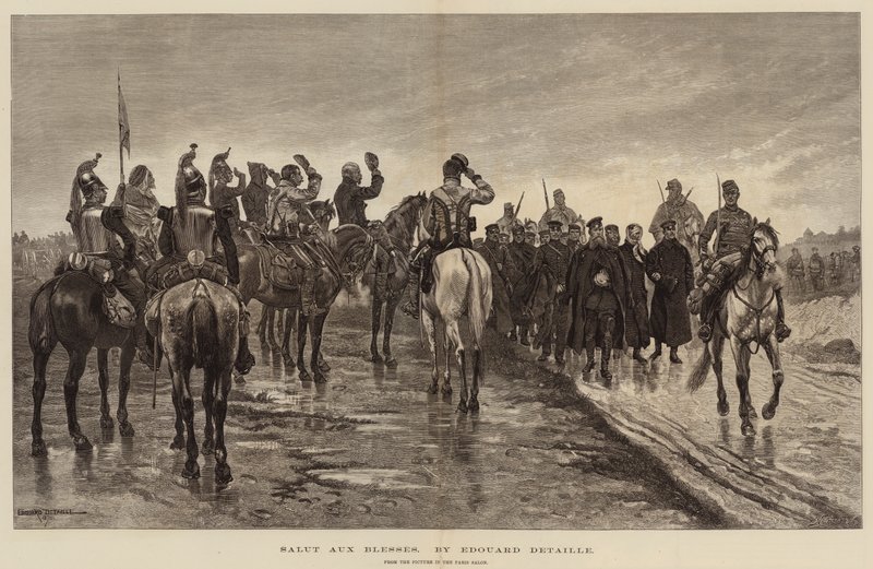 Salut Aux Blesses by Jean Baptiste Edouard Detaille