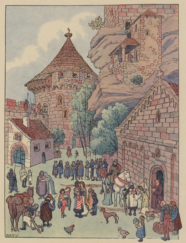 Departure of the Chevalier du Hohbarr for the Crusades by Jean Jacques Waltz