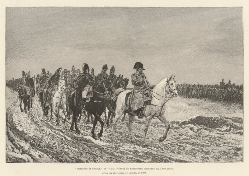 Campagne de France, or 1814, Recently Sold for £34,000 by Jean Louis Ernest Meissonier