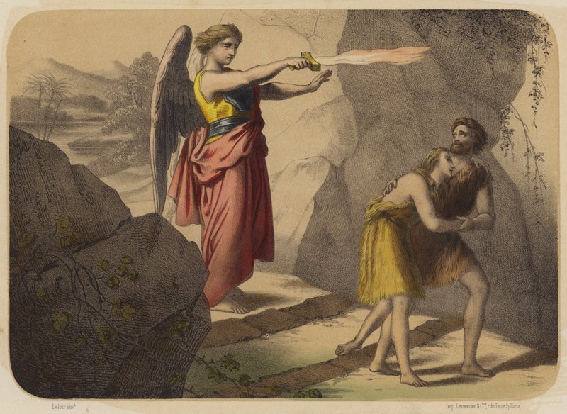 Paradise Lost by Jean Baptiste Auguste Leloir