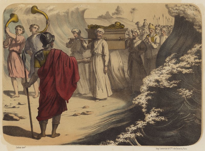 Crossing the Jordan by Jean Baptiste Auguste Leloir