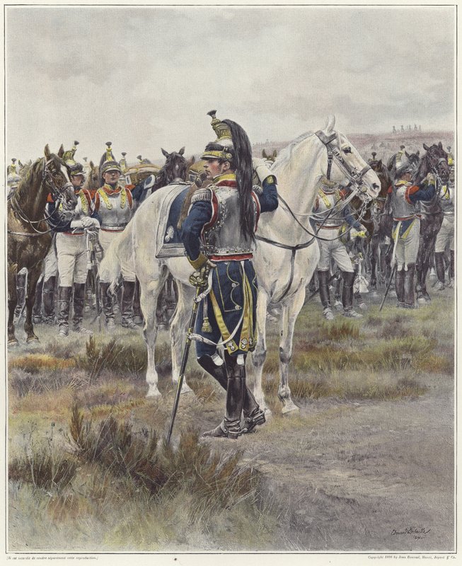 Mounted Cavalry in 1807 by Jean Baptiste Edouard Detaille