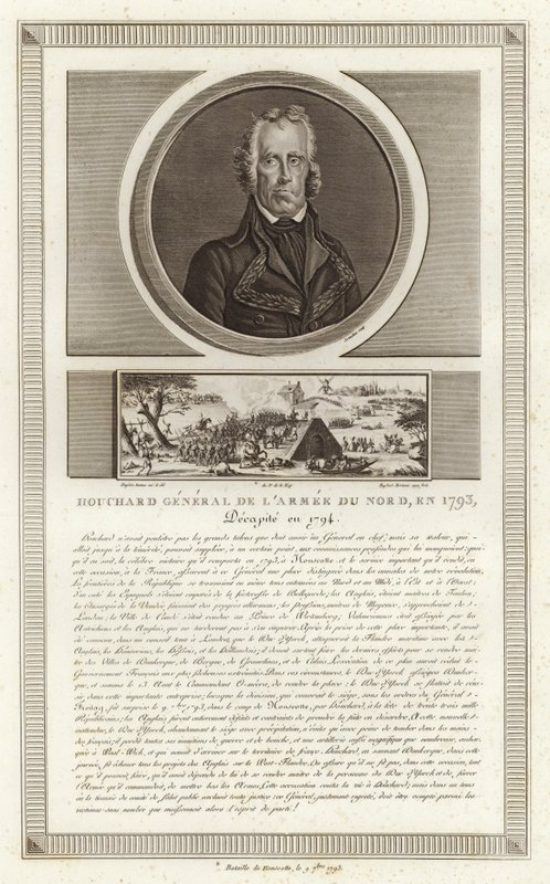 Portrait of Jean Nicolas Houchard by Jean Duplessi Bertaux