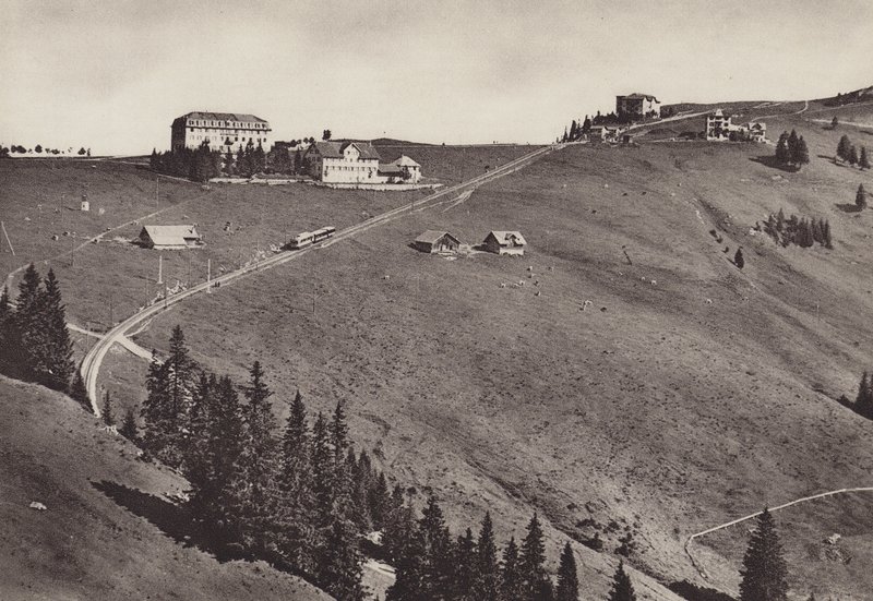 Hotel Rigi Staffel, Electric Arth Rigi Railway by Jean Gaberell