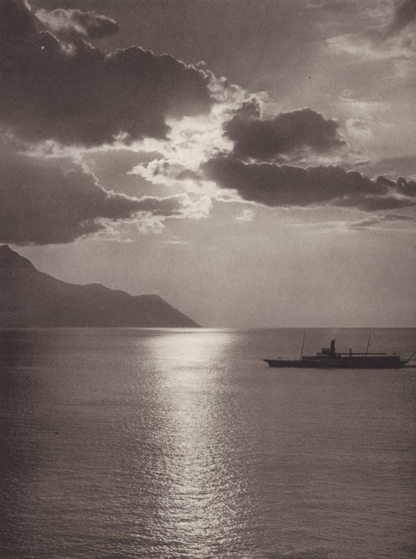 Switzerland: Lake Geneva, Evening by Jean Gaberell