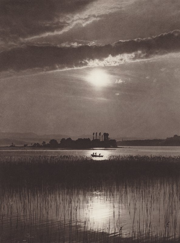 Switzerland: The Lake of Zurich, Evening by Jean Gaberell