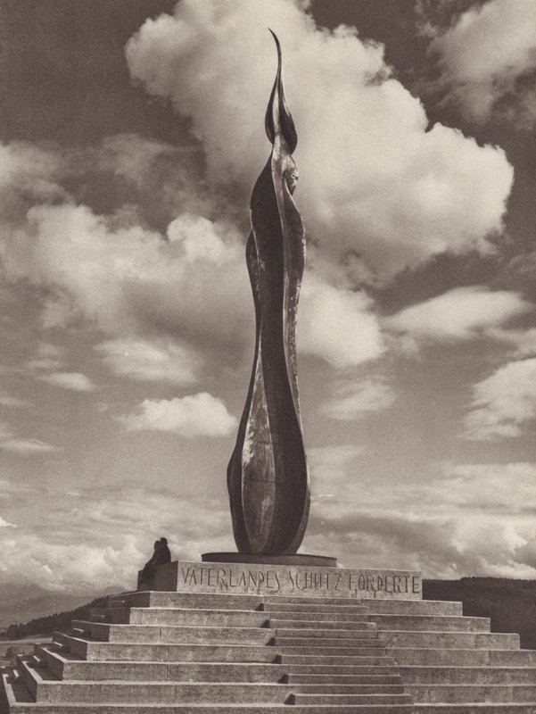 Switzerland: War memorial on the Forch, near Zurich by Jean Gaberell